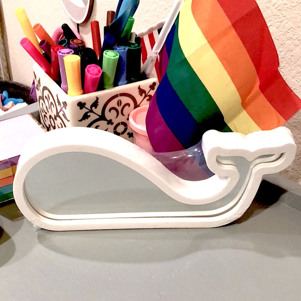 WHALE SHAPED MIRROR NWT - Picture 2 of 6